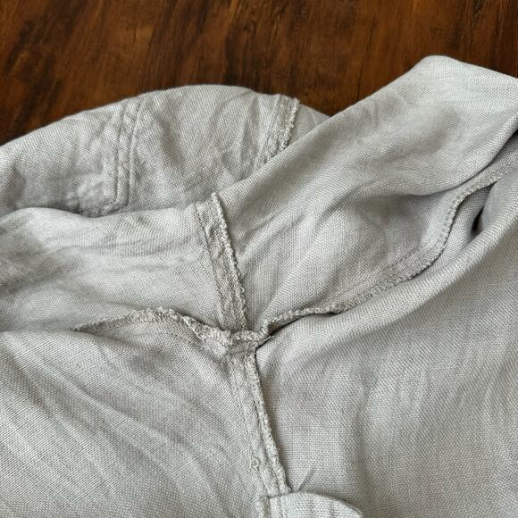 PETER MILLAR Chino Pants Beige Linen Straight Leg Work Trouser Y2K - Picture 7 of 13